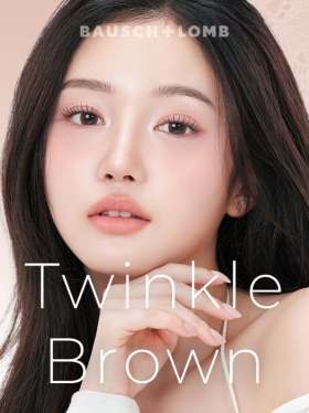 바슈롬 레이셀 트윙클브라운 30P하루용 컬러렌즈/12.7mm