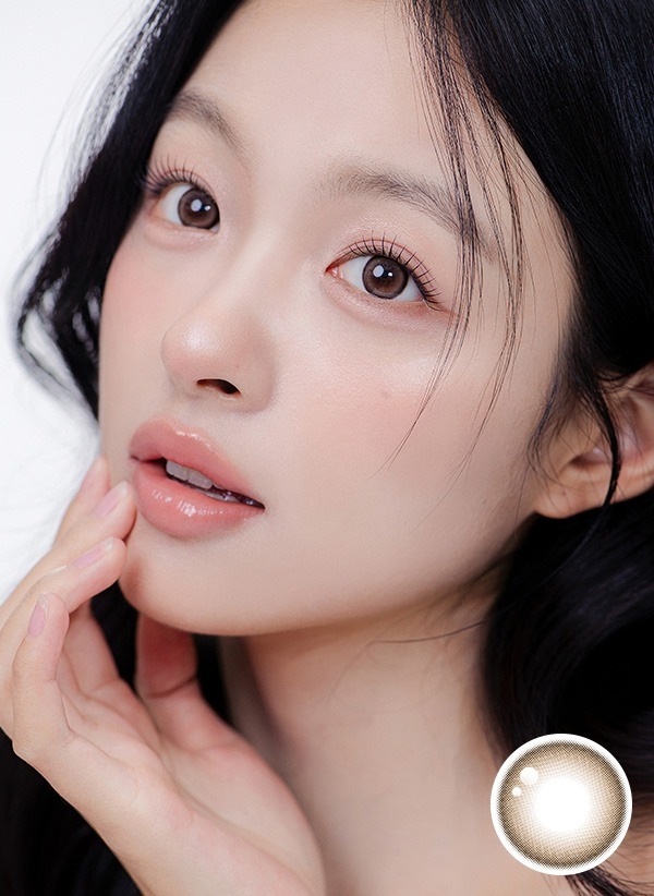 [B020] 뉴트럴무드 원데이 브라운 10P/1팩하루용 컬러렌즈/13.3mm