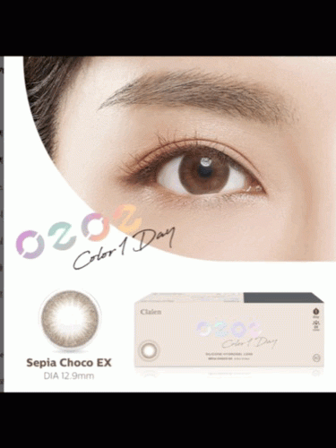 Clalen O2O2 1Day color Toric클라렌 오투오투 원데이 세피아 쵸코 난시용 EX 30P원데이 컬러렌즈/12.9mm