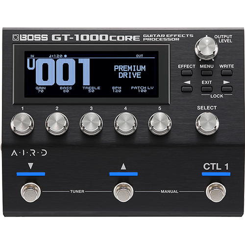 [플래그쉽 멀티이펙터 GT-1000을 컴팩트한 사이즈로] Boss 멀티이펙터 GT-1000CORE