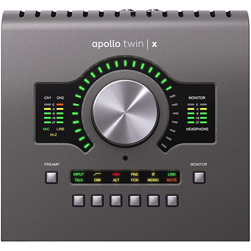 [220만원상당 UAD플러그인 증정] Universal Audio 오디오인터페이스 Apollo Twin X DUO USB Heritage Edition