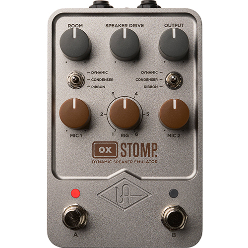 [초대박세일! 다이내믹 스피커 에뮬레이터] Universal Audio 이펙터 UAFX OX Stomp Dynamic Speaker Emulator