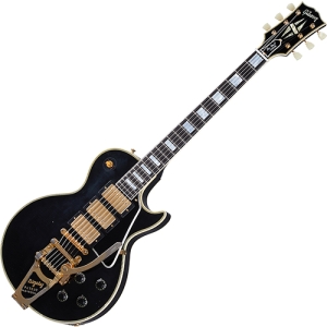 [머피랩콜렉션! 전화문의시 추가 할인가능] Gibson Custom Shop 1957 Les Paul Custom 3-Pickup with Bigsby Ebony Light Aged [SN.75283]