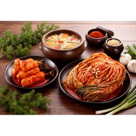보쌈김치 3KG+총각김치3KG+나박김치3KG
