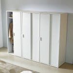 솔로리빙 엘리 슬라이딩 옷장 800 행거형 슬라이드 상선반 옷장