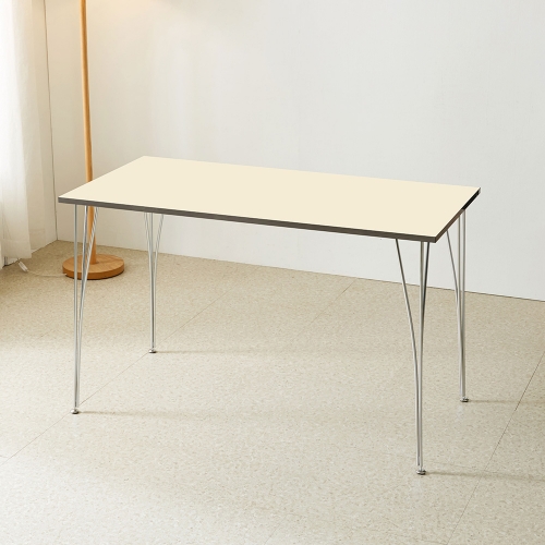 솔로리빙 스퀘어 1200 미드센츄리 스틸레그 모던 식탁 카페 테이블