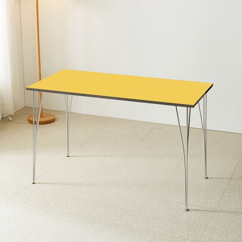 솔로리빙 스퀘어 1200 미드센츄리 스틸레그 모던 식탁 카페 테이블