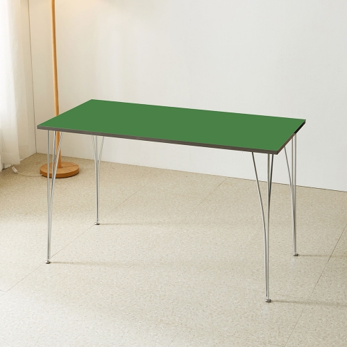 솔로리빙 스퀘어 1200 미드센츄리 스틸레그 모던 식탁 카페 테이블