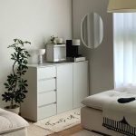 솔로리빙 토브 1200 LP 수납장 높은 거실장 다용도 주방 서랍장 5color