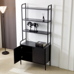 솔로리빙 키노 600/800 선반 수납장 다용도 거실 높은 장식장(2type)