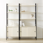 솔로리빙 키노 600/800 선반 수납장 다용도 거실 높은 장식장(2type)