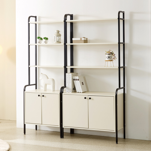 솔로리빙 키노 600/800 선반 수납장 다용도 거실 높은 장식장(2type)