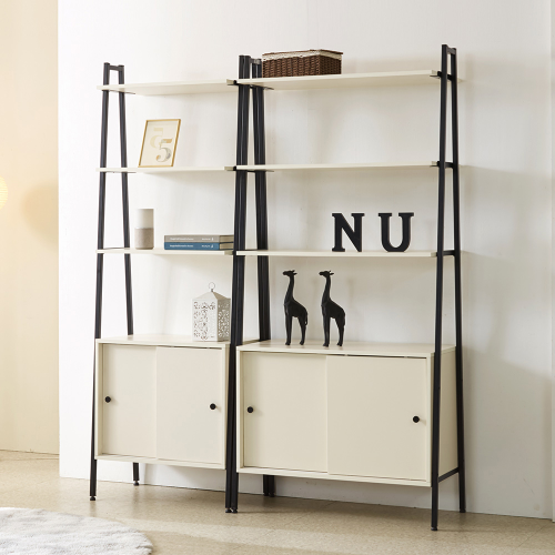 솔로리빙 아크 600/800 선반 수납장 다용도 거실 높은 장식장(2type)