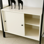 솔로리빙 아크 600/800 선반 수납장 다용도 거실 높은 장식장(2type)