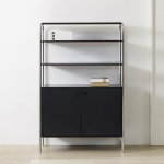 솔로리빙 누오 800 선반 수납장 다용도 거실 장식장(2type)