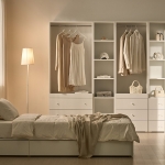 솔로리빙 담담 E0 드레스룸 시스템 다용도 오픈 틈새장 선반 수납 모듈 옷장 400