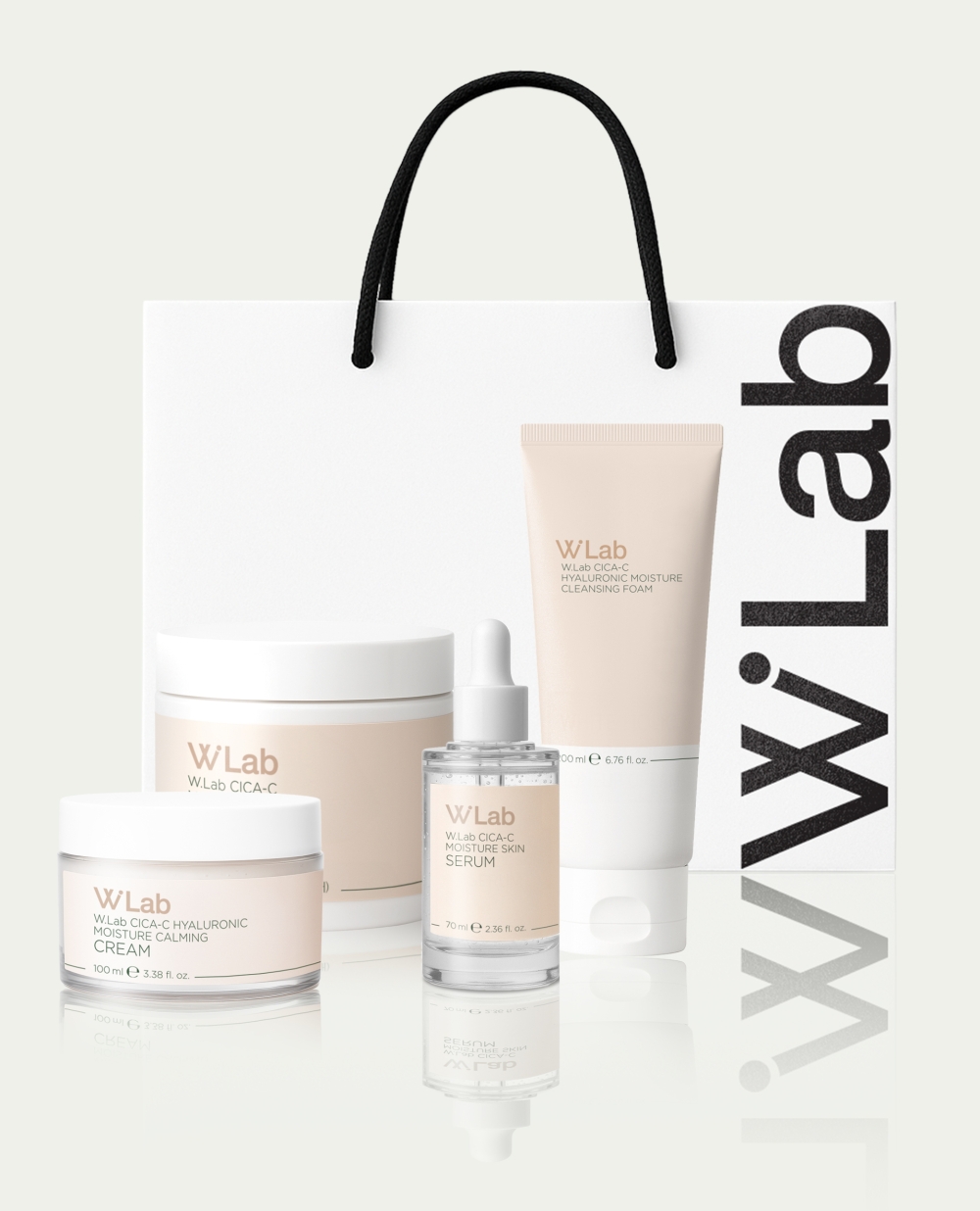 시카씨 결 진정 4종 세트(토너패드+세럼+크림+폼클렌징) + 쇼핑백 증정