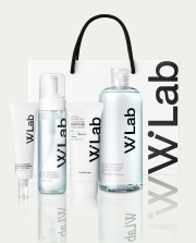 워터핏 수분밀착 4종 세트(토너+수딩크림+선크림+버블클렌저) + 쇼핑백 증정