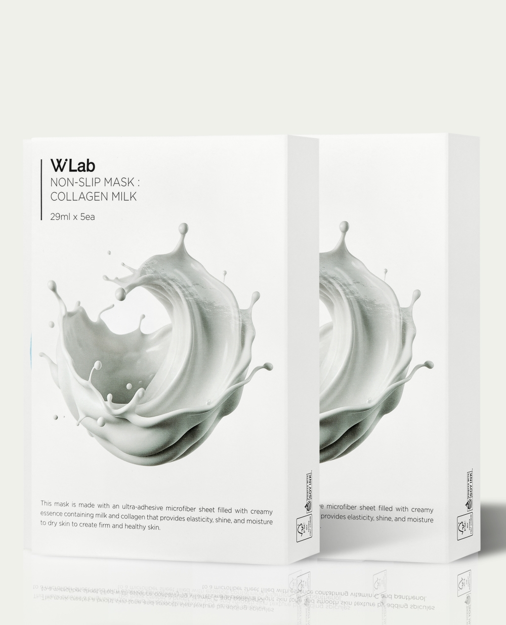 논슬립 마스크 콜라겐 우유 10매