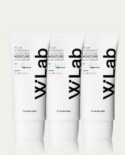 더블유 워터핏 라이트케어 모이스처 선크림 60ml x 3개