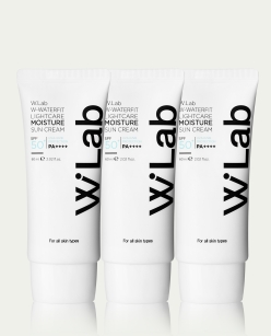 더블유 워터핏 라이트케어 모이스처 선크림 60ml x 3개