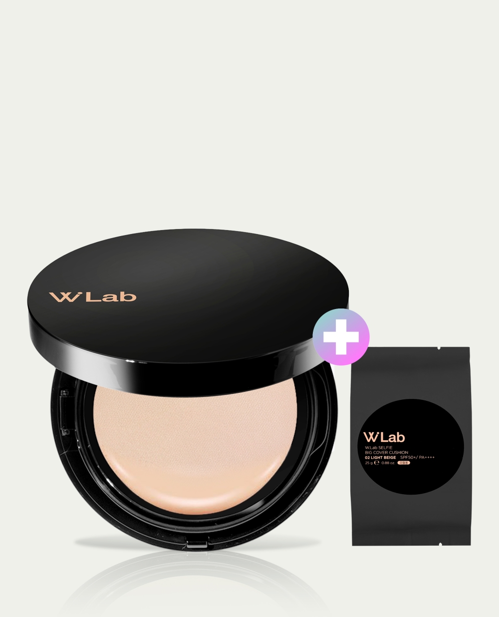 셀피 빅 커버 쿠션 25g (증정) 리필1개 + 원형빅퍼프 8개