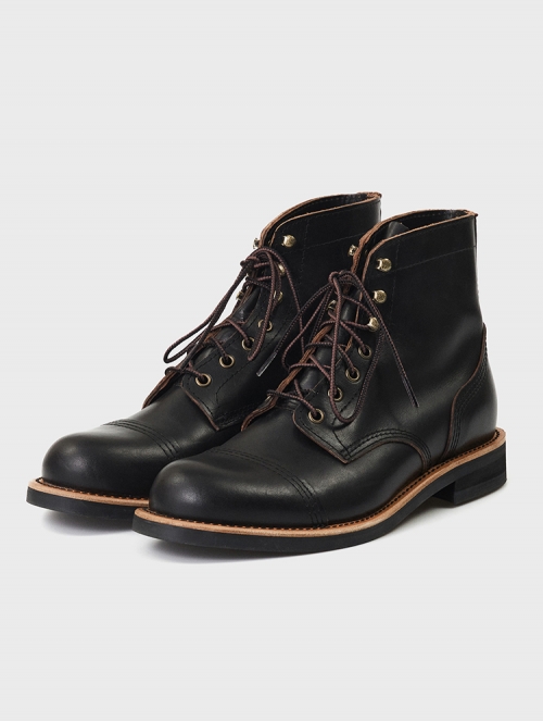 <B>WORKBOOTS BLACK</B> <BR> [HORWEEN CHROMEXCEL]