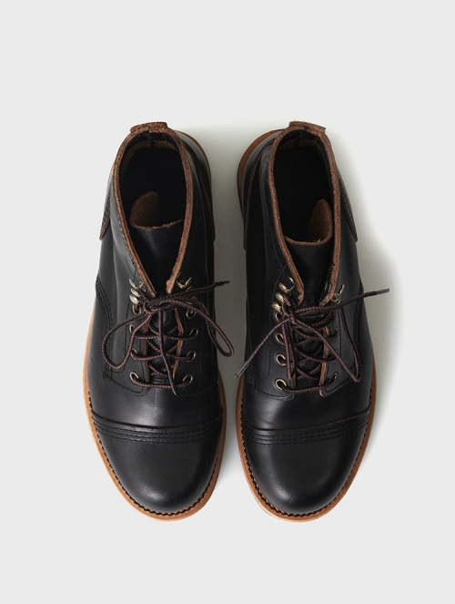 <B>WORKBOOTS BLACK</B> <BR> [HORWEEN CHROMEXCEL]