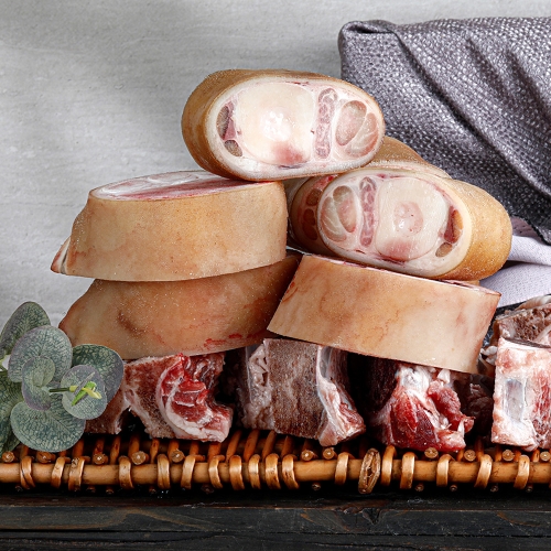 한우 사골 꼬리반골 보신세트 3kg 우족 잡뼈 소고기 곰탕 선물