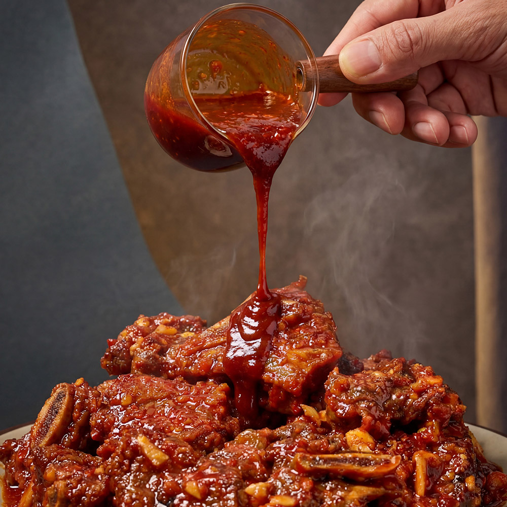 초이스 소고기를 사용한 매콤LA찜갈비 1kg