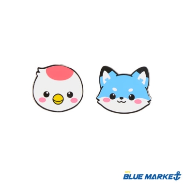 유티&호리 배지 세트