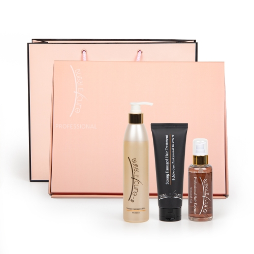 버블큐어 헤어케어 선물세트 B 버블큐어샴푸 극손상모 1개 300ml + 헤어에센스 1개 150ml + 트리트먼트 1개 150ml 버블큐어 헤어케어 선물세트 B 버블큐어샴푸 극손상모 1개 300ml + 헤어에센스 1개 150ml + 트리트먼트 1개 150ml