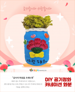 DIY공기정화카네이션화분