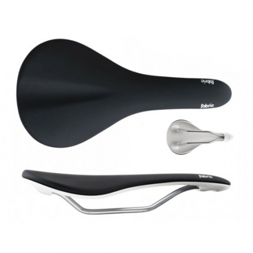 FABRIC SCOOP FLAT ELITE BLK/WHT (패브릭 스쿱 플랫 엘리트 자전거 안장)