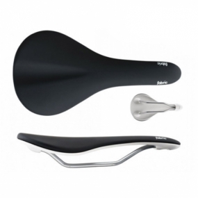 FABRIC SCOOP FLAT ELITE BLK/WHT (패브릭 스쿱 플랫 엘리트 자전거 안장)