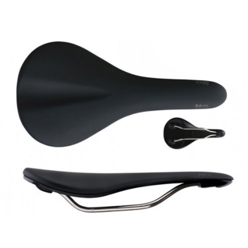 FABRIC SCOOP FLAT RACE BLK/BLK (패브릭 스쿱 플랫 레이스 자전거 안장)
