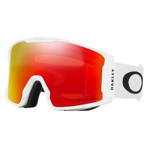 OAKLEY LINE MINER L MAT WHT PRIZM TORCH IRIDIUM (오클리 라인마이너 라지 스노우고글 프리즘 토치 이리듐 0OO7070-70701301)