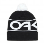 OAKLEY FACTORY CUFF BEANIE BLACK/WHITE LOGO 오클리 비니 (911432-05F)