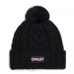 OAKLEY HARPER POM BEANIE BLACK/WHITE LOGO 오클리 비니 (FOS800024-05F)