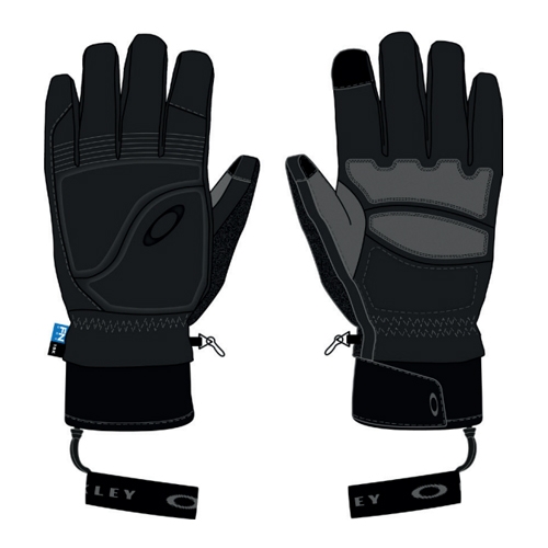 OAKLEY PEAK LEATHER GLOVES BLKOUT FW2425 오클리 스노우 오지 장갑 (FOS901654-02E)