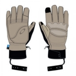OAKLEY PEAK LEATHER GLOVES HUMUS FW2425 오클리 스노우 오지 장갑 (FOS901654-31R)