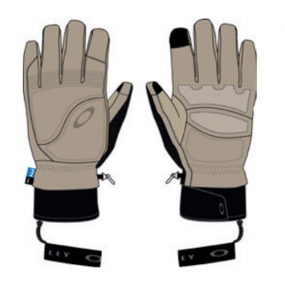 OAKLEY PEAK LEATHER GLOVES HUMUS FW2425 오클리 스노우 오지 장갑 (FOS901654-31R)