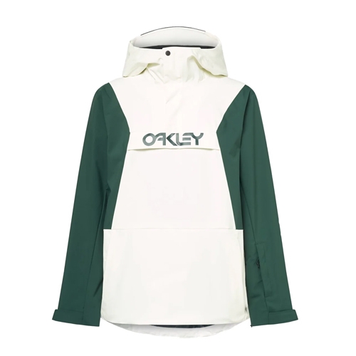 OAKLEY TNP TBT INSULATED ANORAK JACKET WHITE/HUNTER GREEN  오클리 남성용 스노우 보드복 자켓 (FOA403652-9WR)