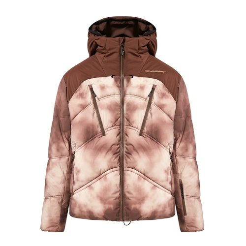 OAKLEY TC RYKKLNN JACKET BROWN CLOUDS PRINT (오클리 스노우 보드복 자켓 FOA404729-9WQ)