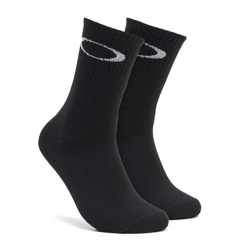 OAKLEY ELLIPSE CREW SOCK (3PCS) BLACKOUT FOS901624-02E (오클리 스포츠 양말)