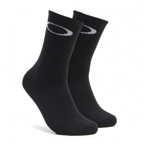 OAKLEY ELLIPSE CREW SOCK (3PCS) BLACKOUT FOS901624-02E (오클리 스포츠 양말)