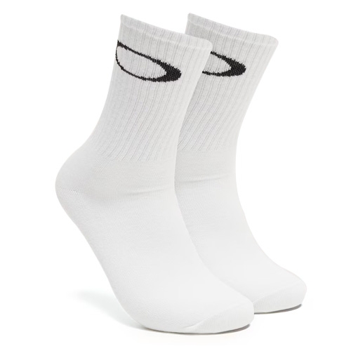 OAKLEY ELLIPSE CREW SOCK (3PCS)  WHITE FOS901624-100 (오클리 스포츠 양말)