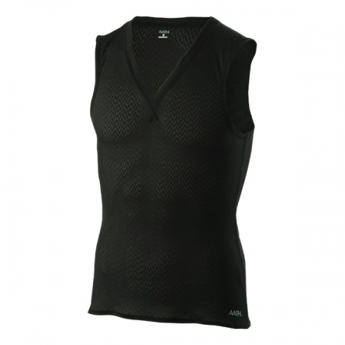 AATH AAJ90810-009 MENS NOSLEEVE UNDER BLACK (온요네 아쓰 민소매 이너)