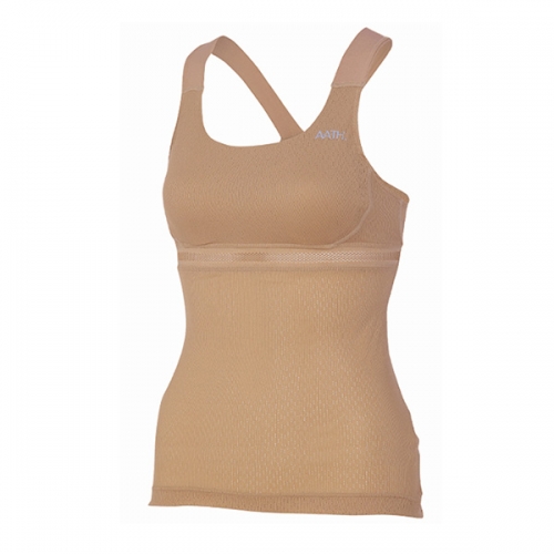 AATH AAJ80811-178 WOMENS CAMISOLE WITH CUP MOCHA (온요네 아쓰 여성 스포츠 브라)