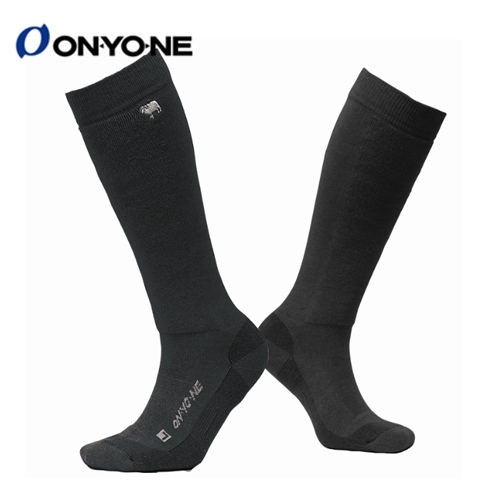ONYONE 2526 MERINO PP SOCKS LONG LENGTH BLACK(009) 온요네 브레쓰 메리노 울기능성 장목 양말 ODA92930)
